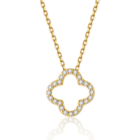 Collier en argent 925 plaqué or 18K