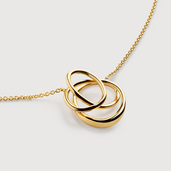 Collier en argent 925 plaqué or 18K