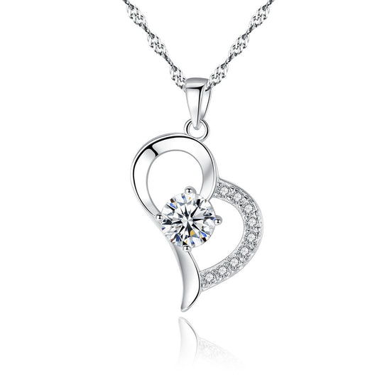 Collier en argent 925 et zircon