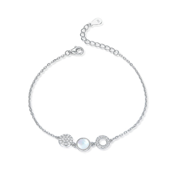 Bracelet en argent 925 et zircon