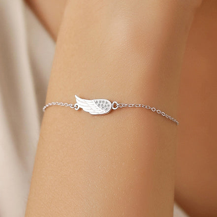 Bracelet en argent 925 et zircon plaqué or 18K