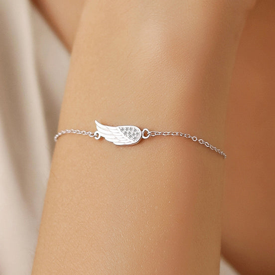 Bracelet en argent 925 et zircon plaqué or 18K