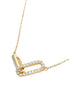 Collier en Argent 925 et zircon Plaqué Or 18K