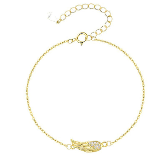 Bracelet en argent 925 et zircon plaqué or 18K