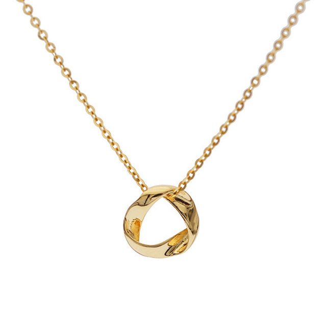 Collier en argent 925 plaqué or 18K