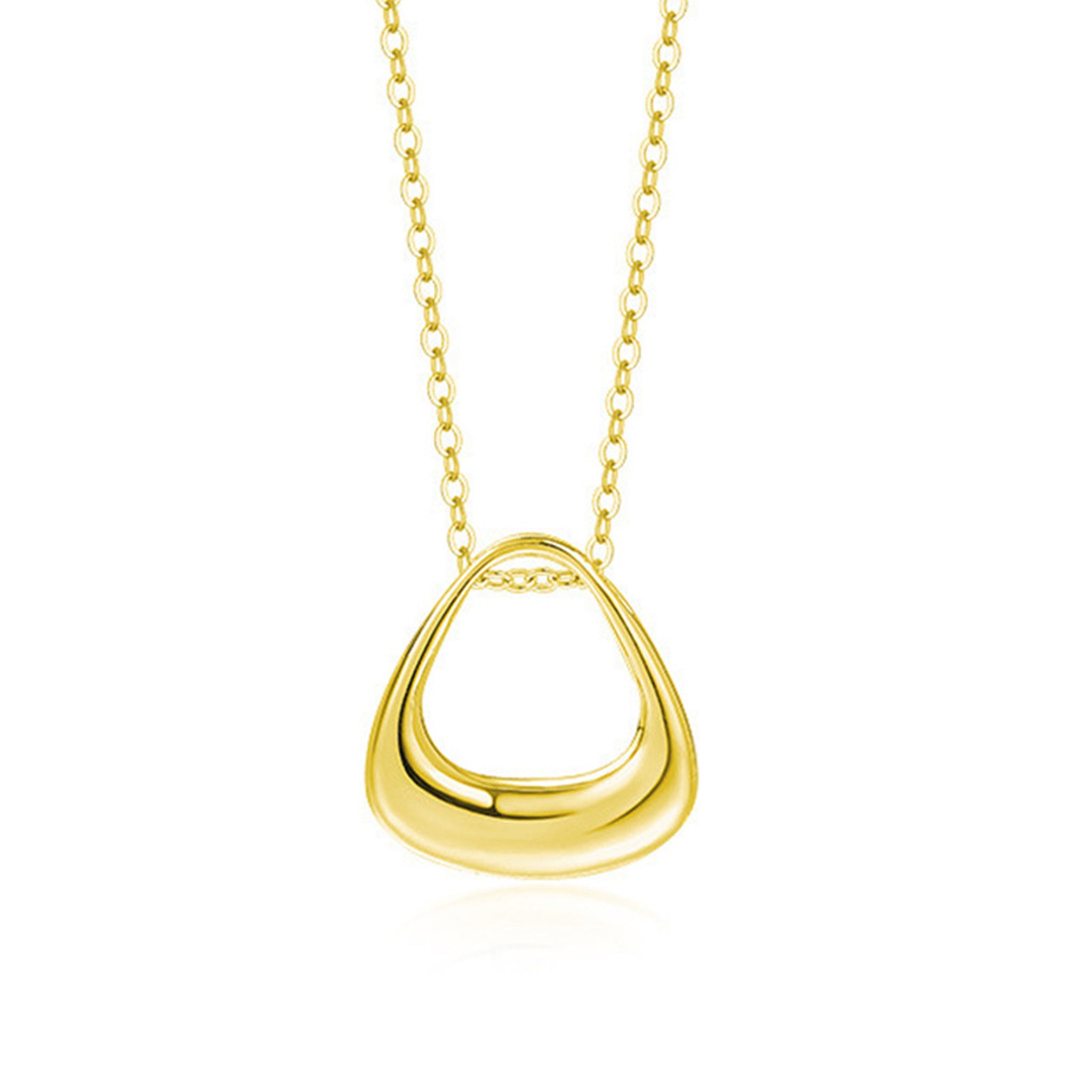 Collier en argent 925 plaqué or 18K