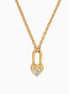 Collier en argent 925 et zircon plaqué or 18K