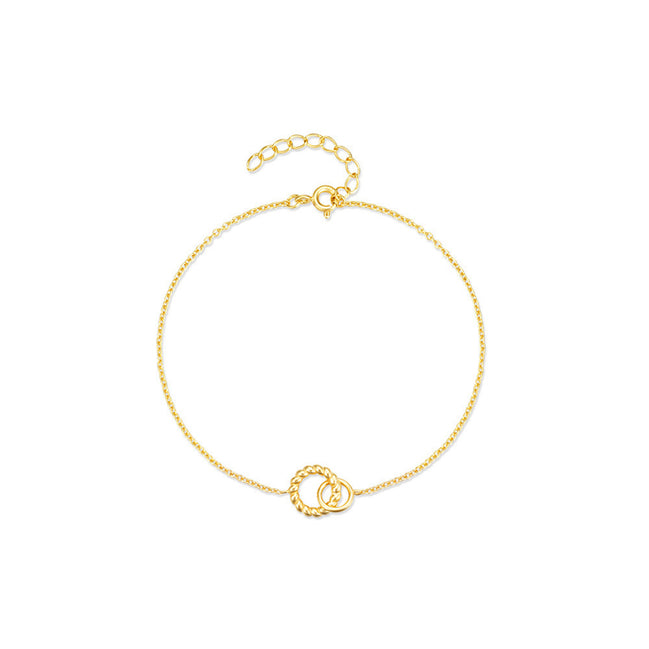 Bracelet en argent 925 plaqué or 18K