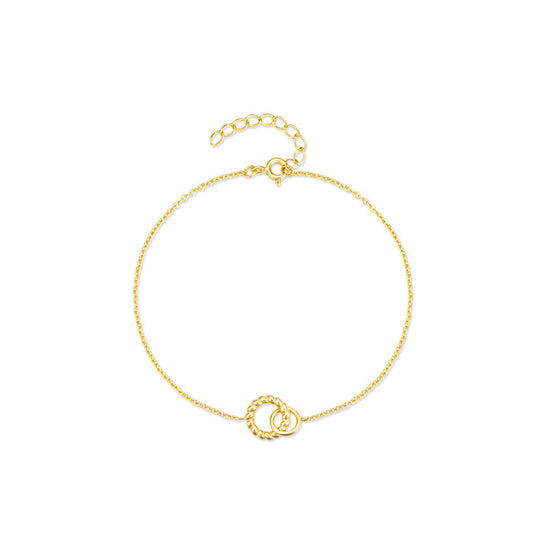 Bracelet en argent 925 plaqué or 18K